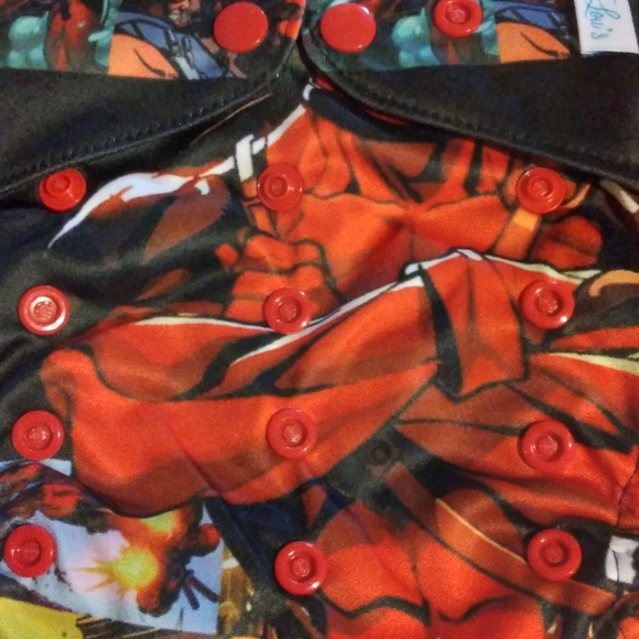 Deadpool cloth diaper - Picture 2 of 3